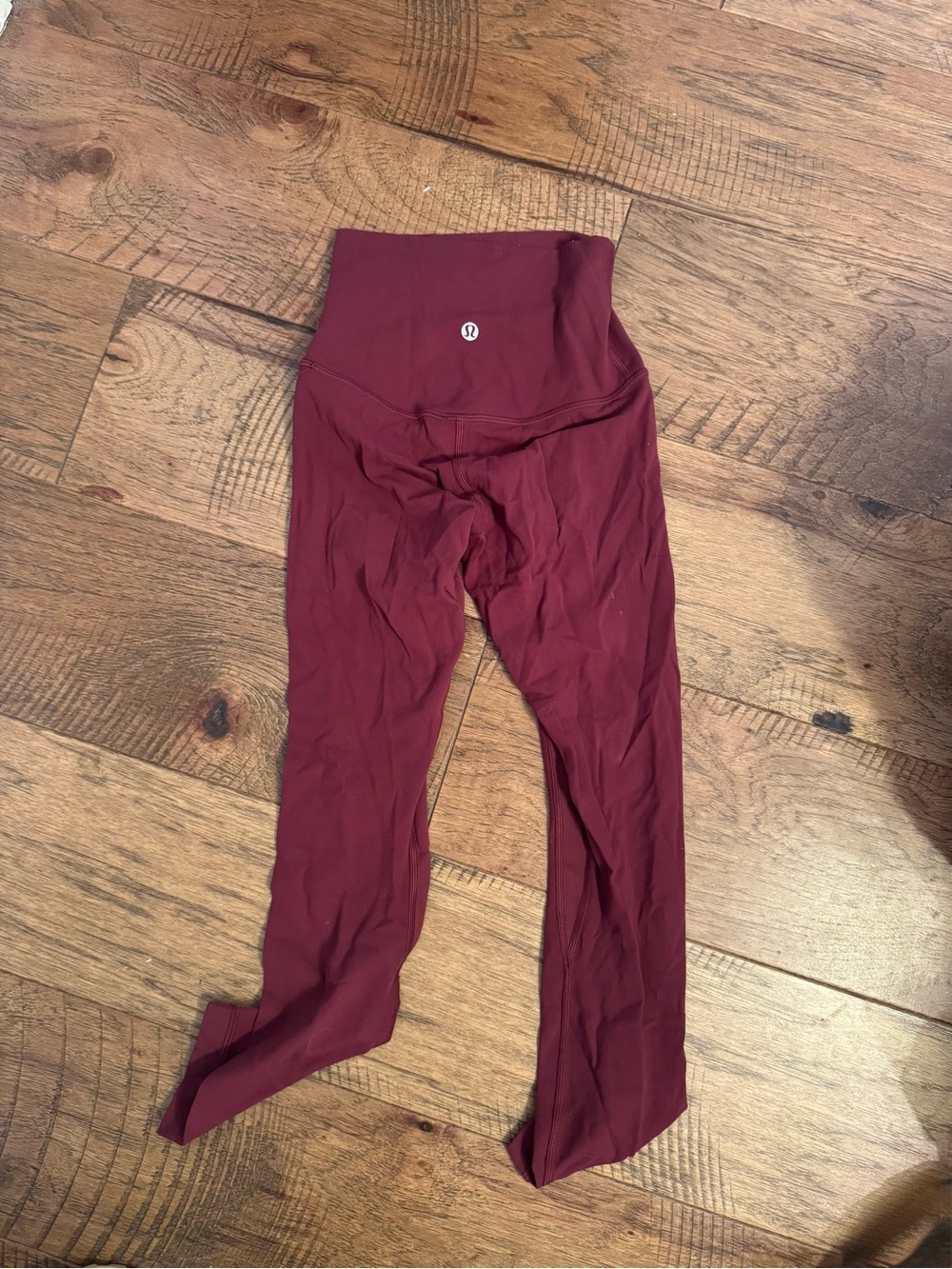 lululemon athletica Kids' High-Waist Burgundy Leggings